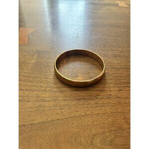 Vintage Monet Gold Tone Bangle Bracelet